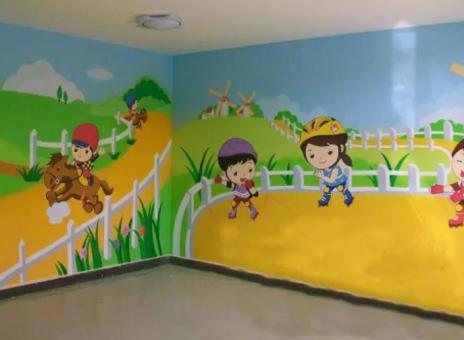 洱源幼儿园墙体彩绘制作流程及注意事项